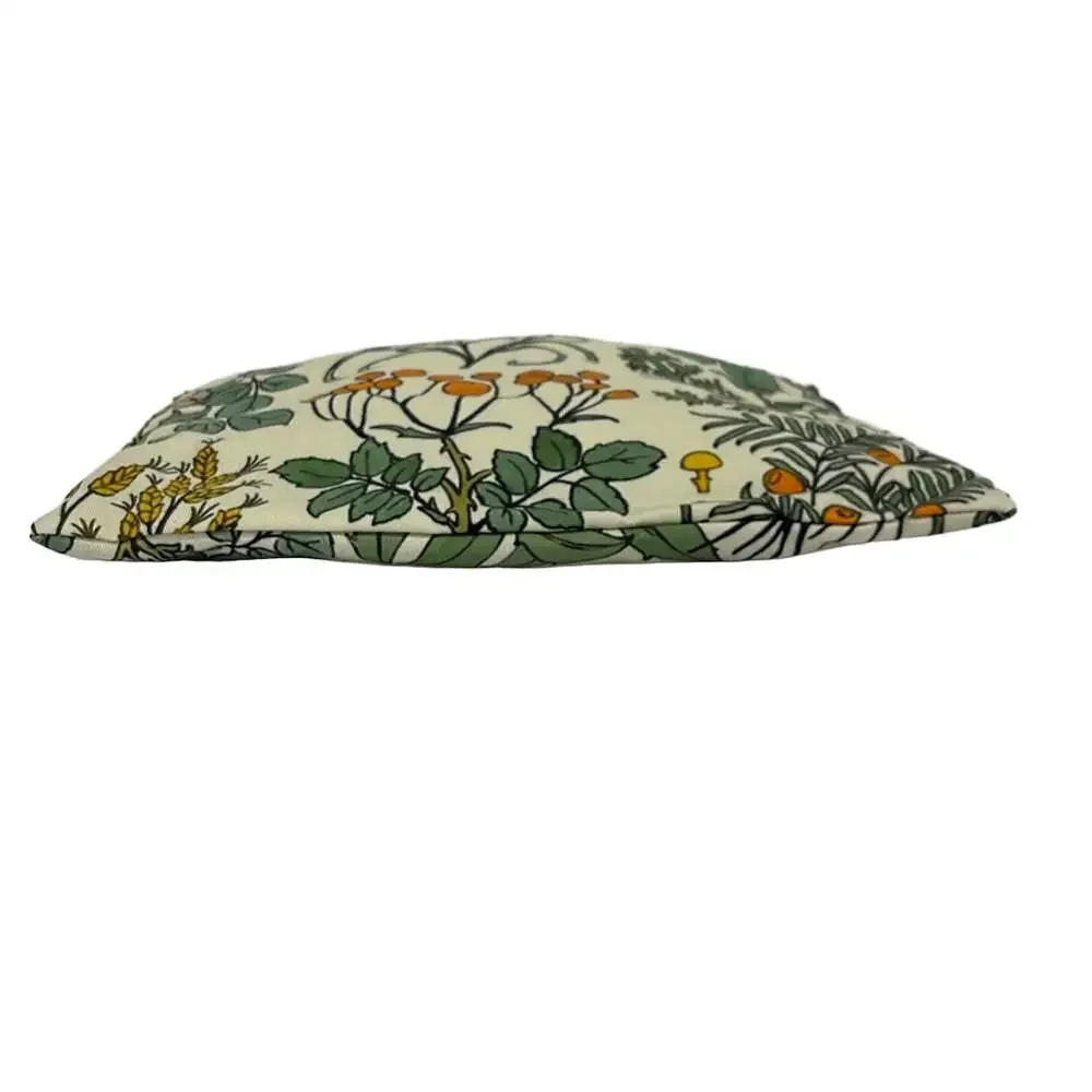 Loewe Drawstring Pouch Cream Green Multi Cotton Leather